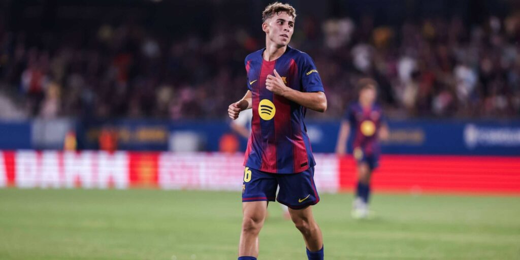 Barcelona winger Fermin Lopez