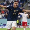 Kylian Mbappe has just scored for France