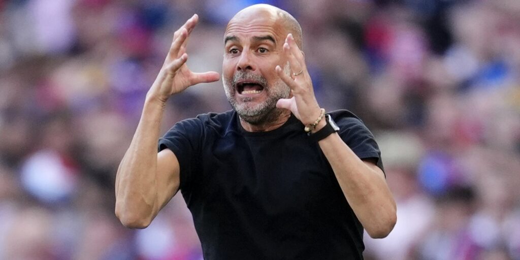 Manchester City manager Pep Guardiola