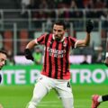 Ismael Bennacer in the Milan derby against Inter