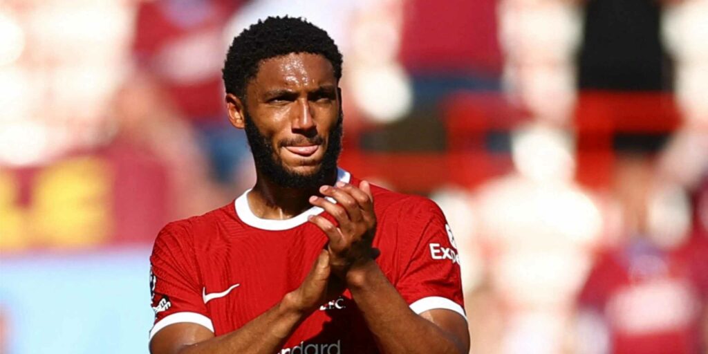 Liverpool defender Joe Gomez