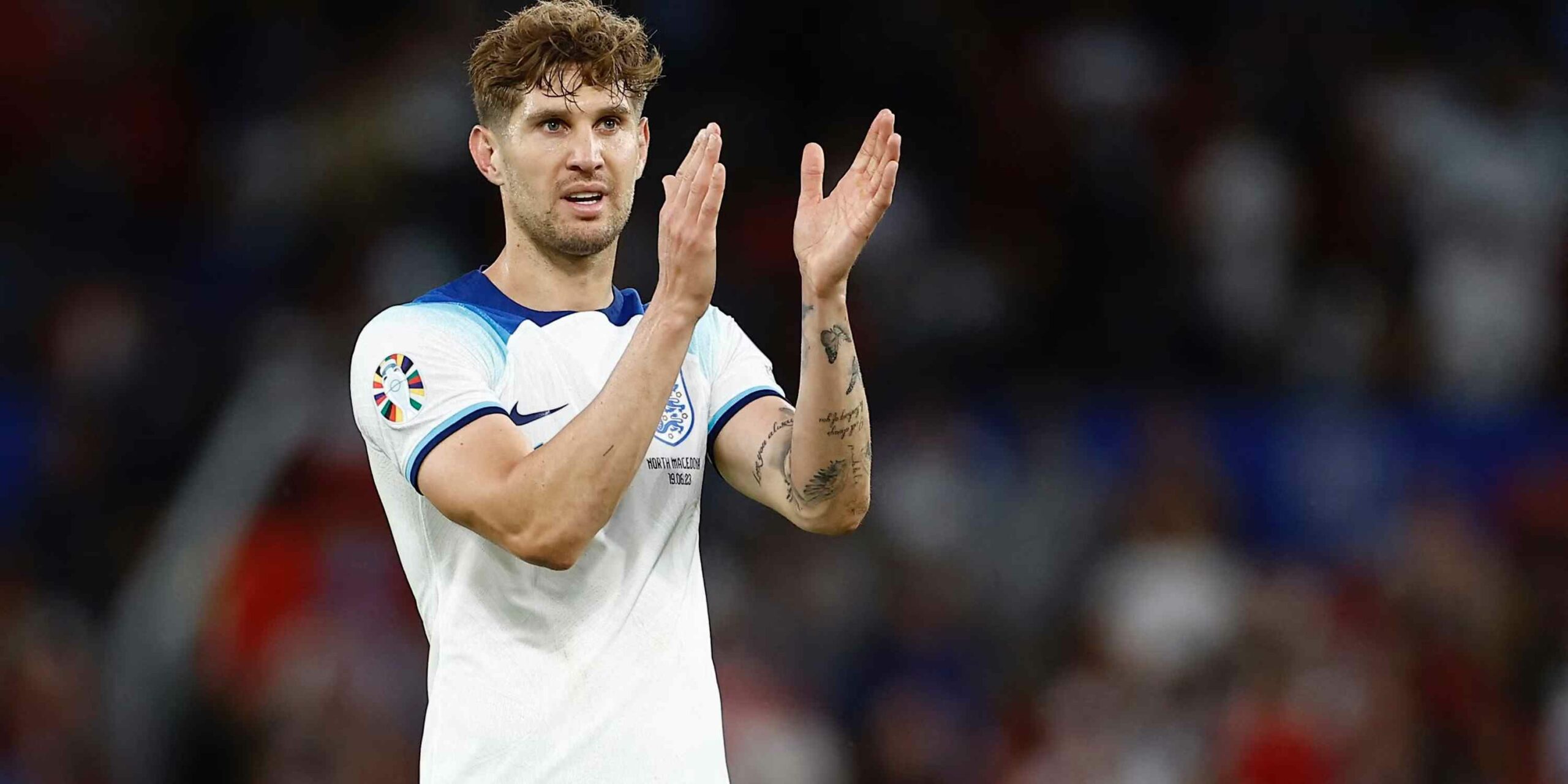 John Stones while on England duty