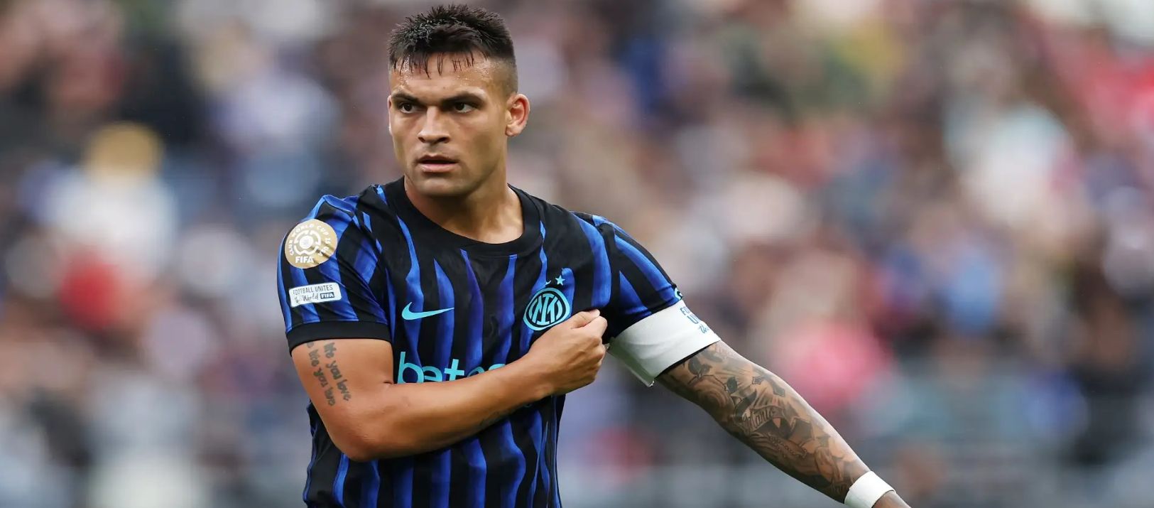 Inter's captain Lautaro Martinez
