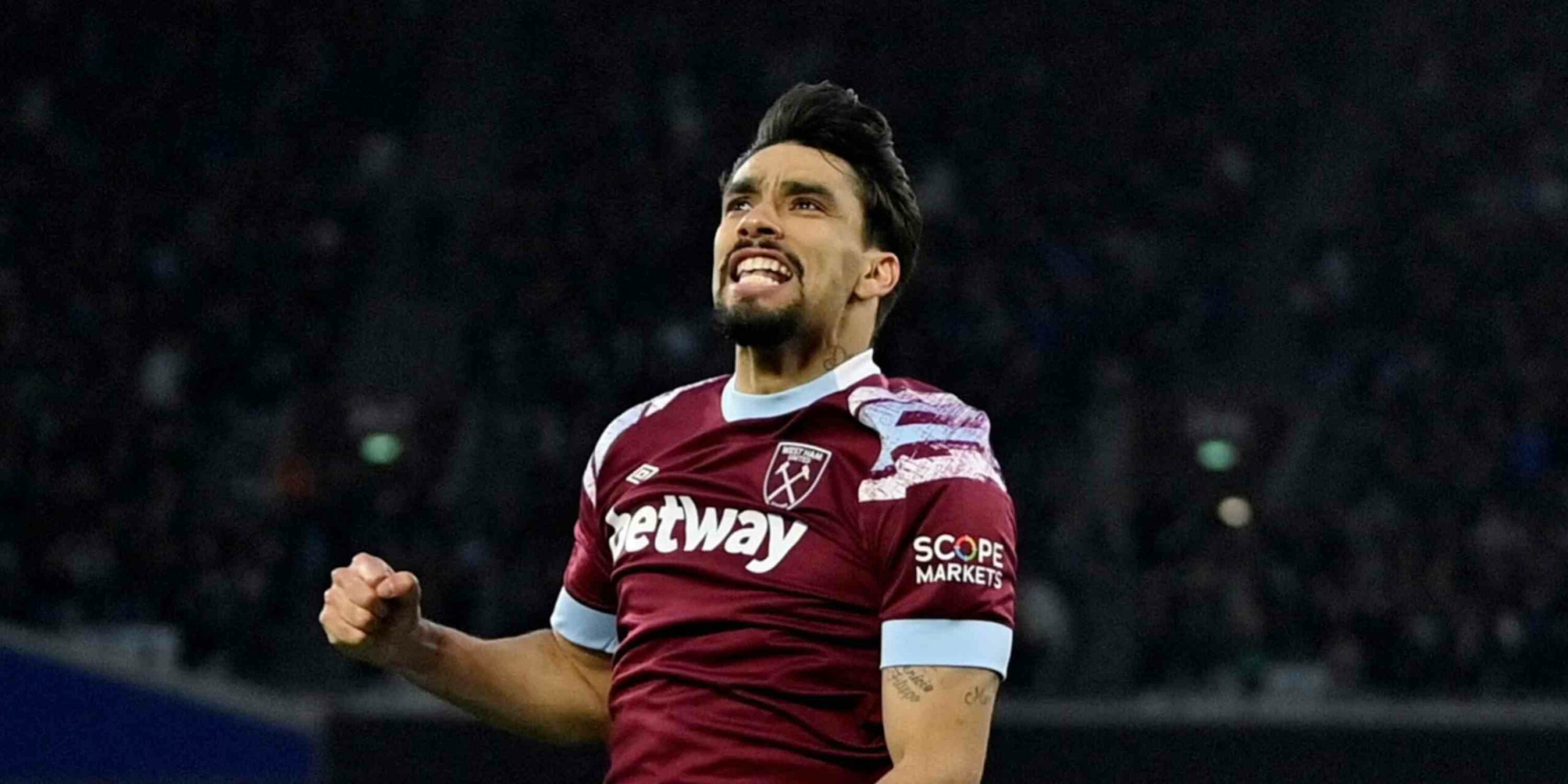 West Ham midfielder Lucas Paqueta