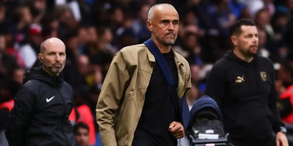 PSG head coach Luis Enrique