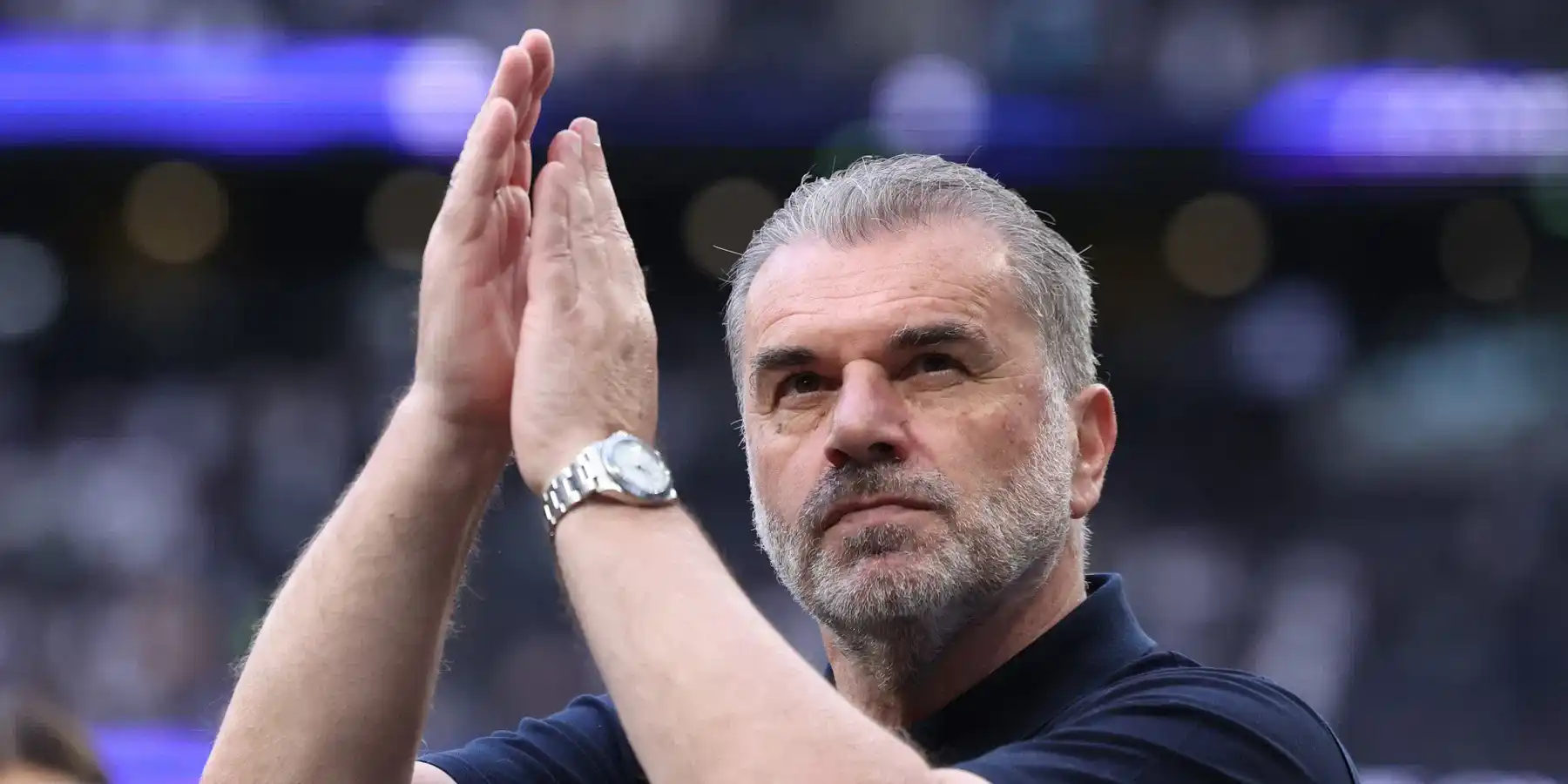 Ange Postecoglou clapping