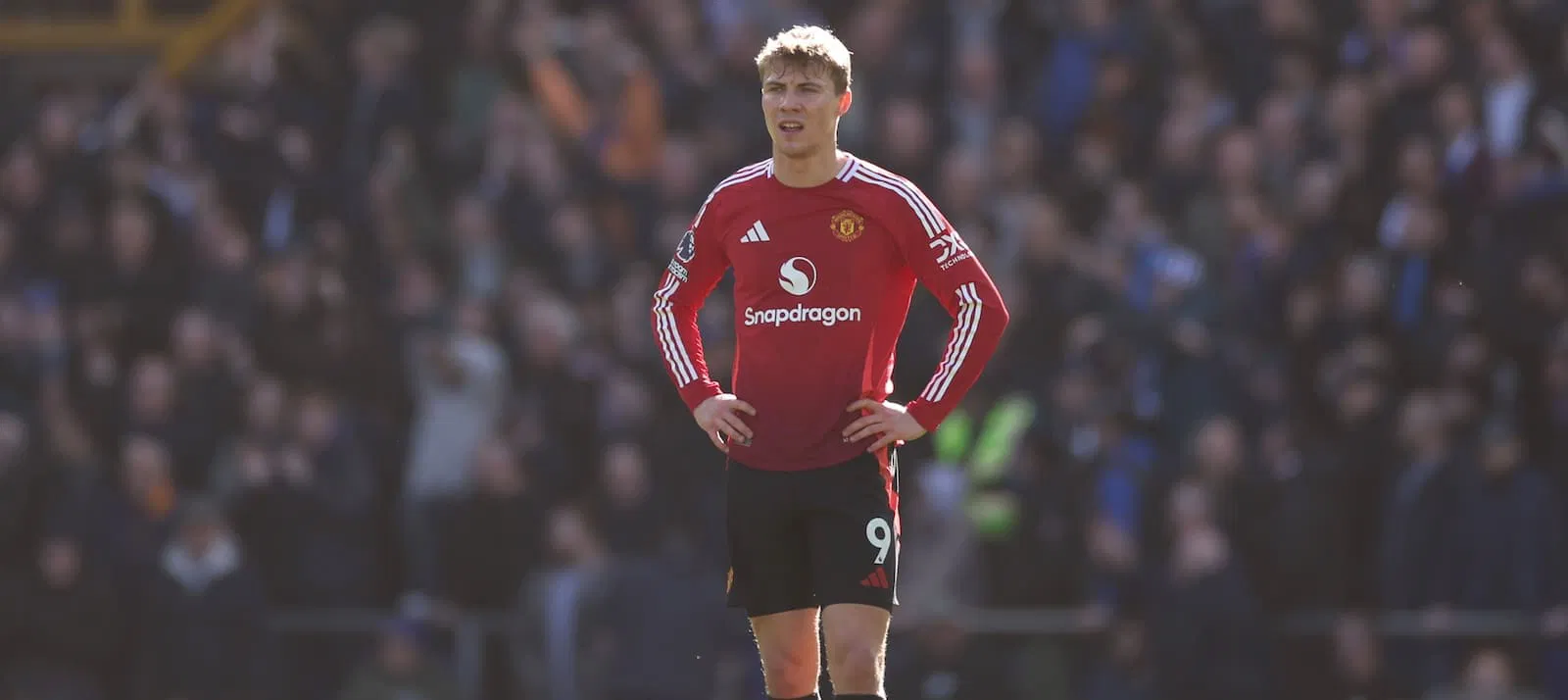 Rasmus Hojlund during his spell at Manchester United