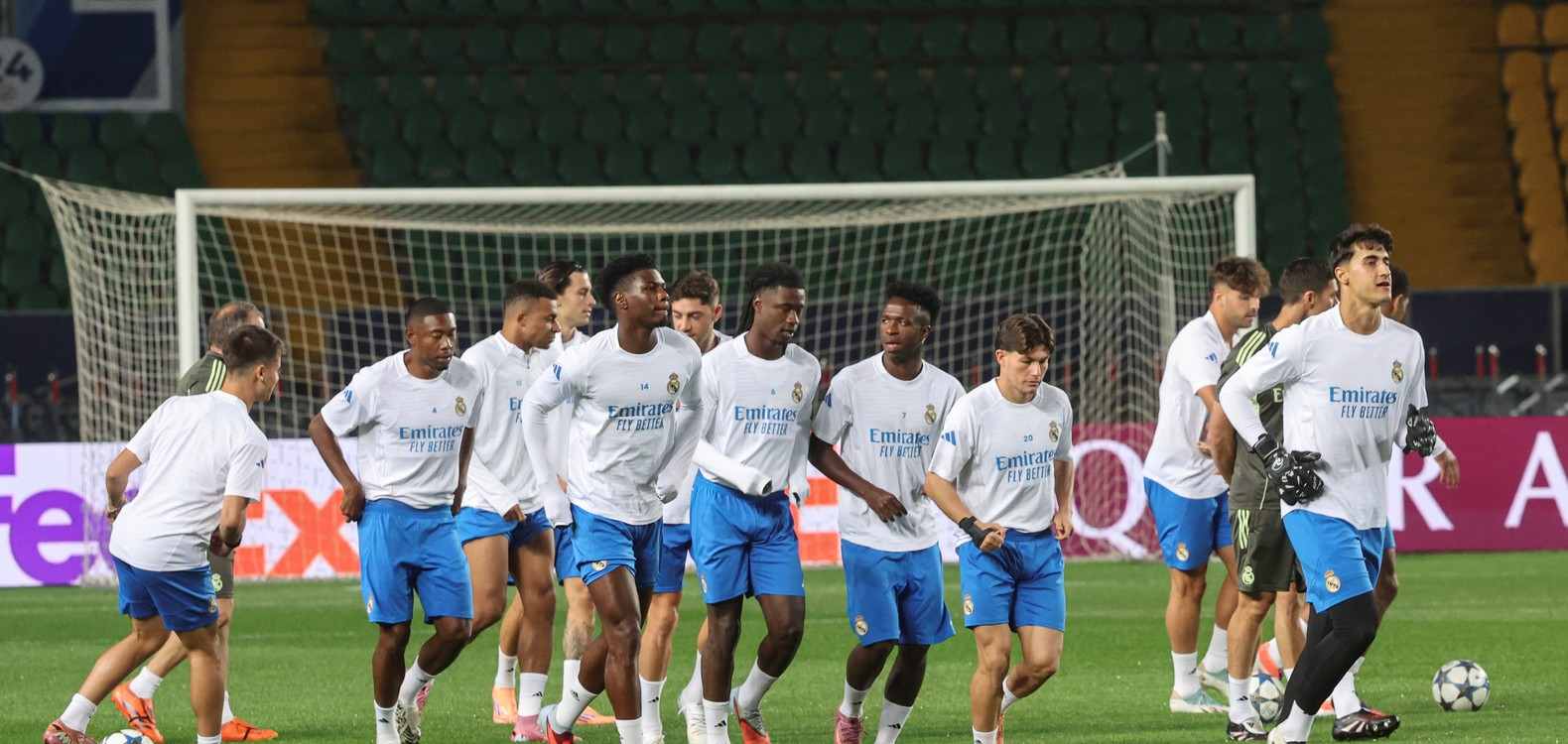 Real Madrid squad training in Kazakhstan