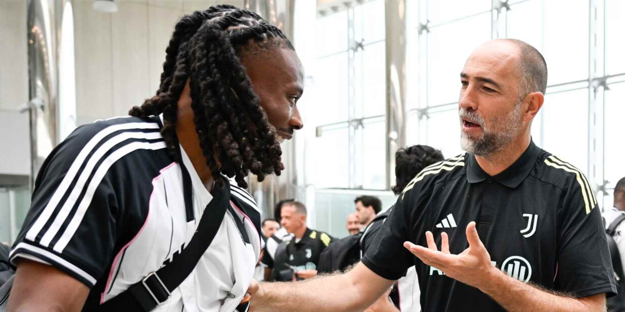 Khephren Thuram and Igor Tudor