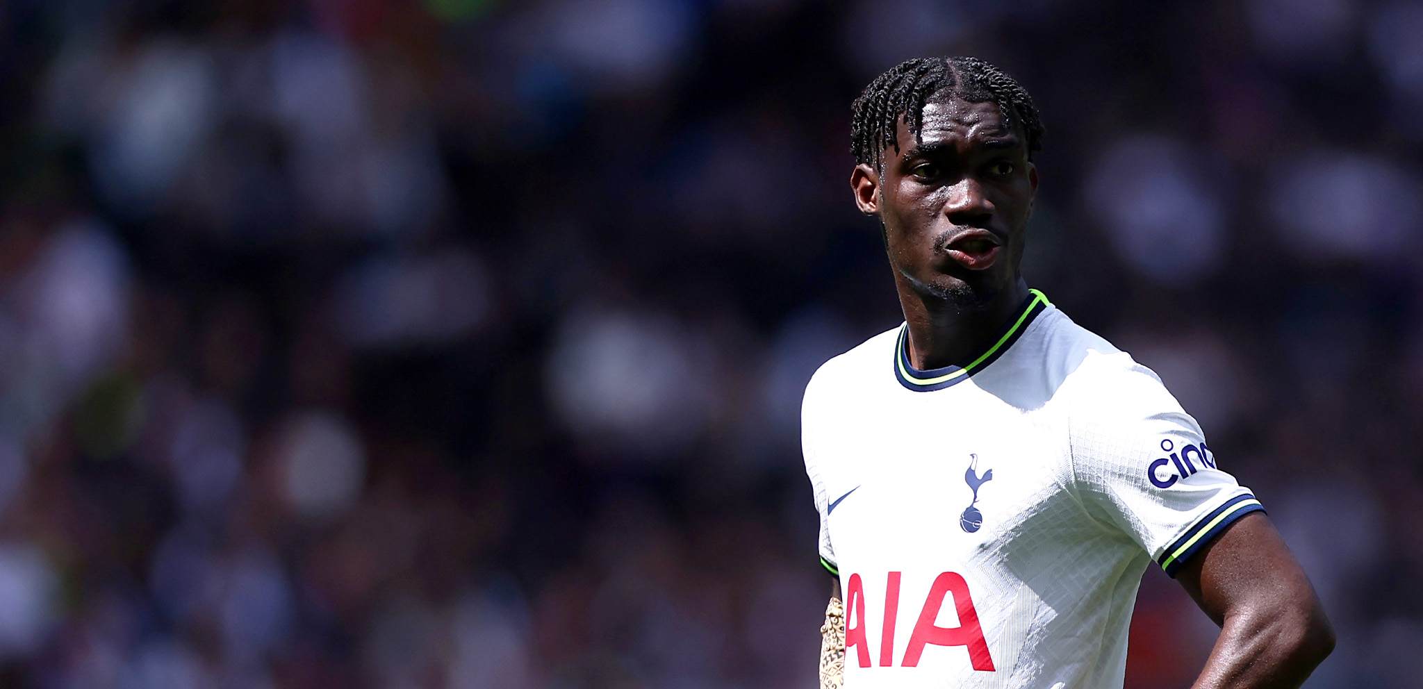 Tottenham midfielder Yves Bissouma