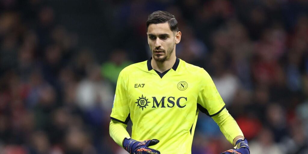 Napoli goalkeeper Alex Meret