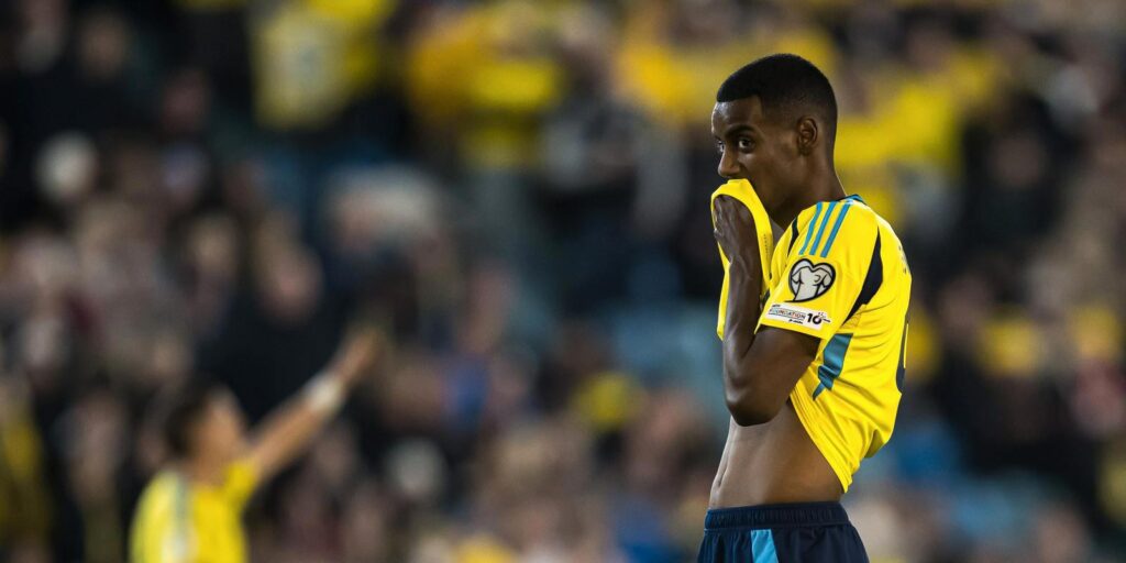Sweden striker Alexander Isak