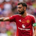 Manchester United midfielder and captain Bruno Fernandes