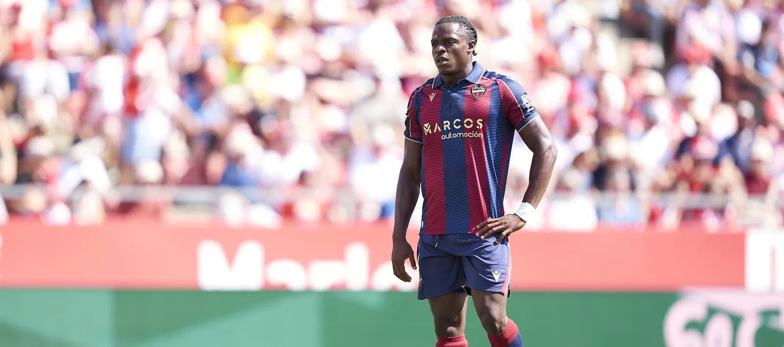 Levante midfielder Carl Etta Eyong