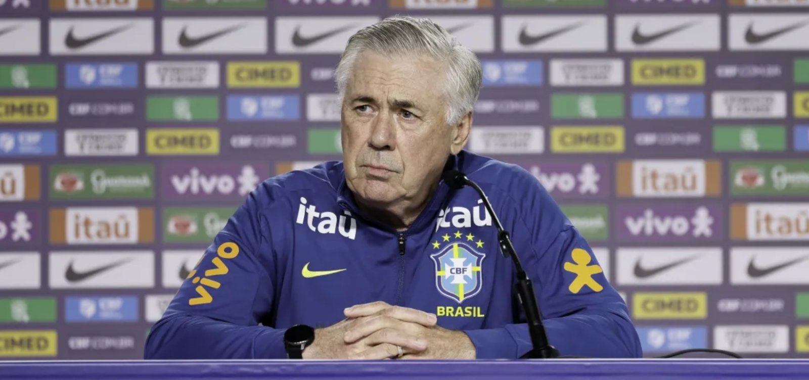Brazil head coach Carlo Ancelotti