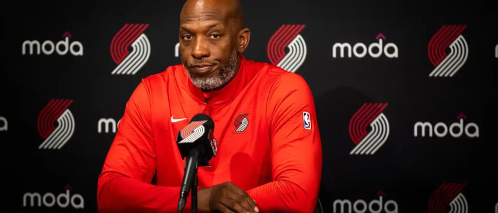 Portland Trail Blazers coach Chauncey Billups