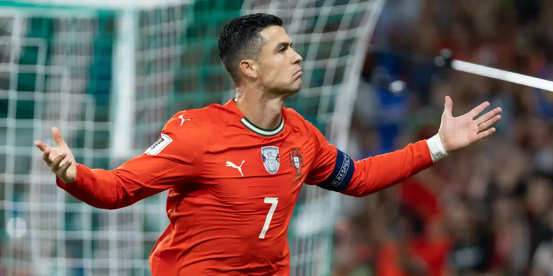 Cristiano Ronaldo has just scored against Hungary in a World Cup qualifier