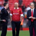 Arne Slot with Liverpool's owners from FSG