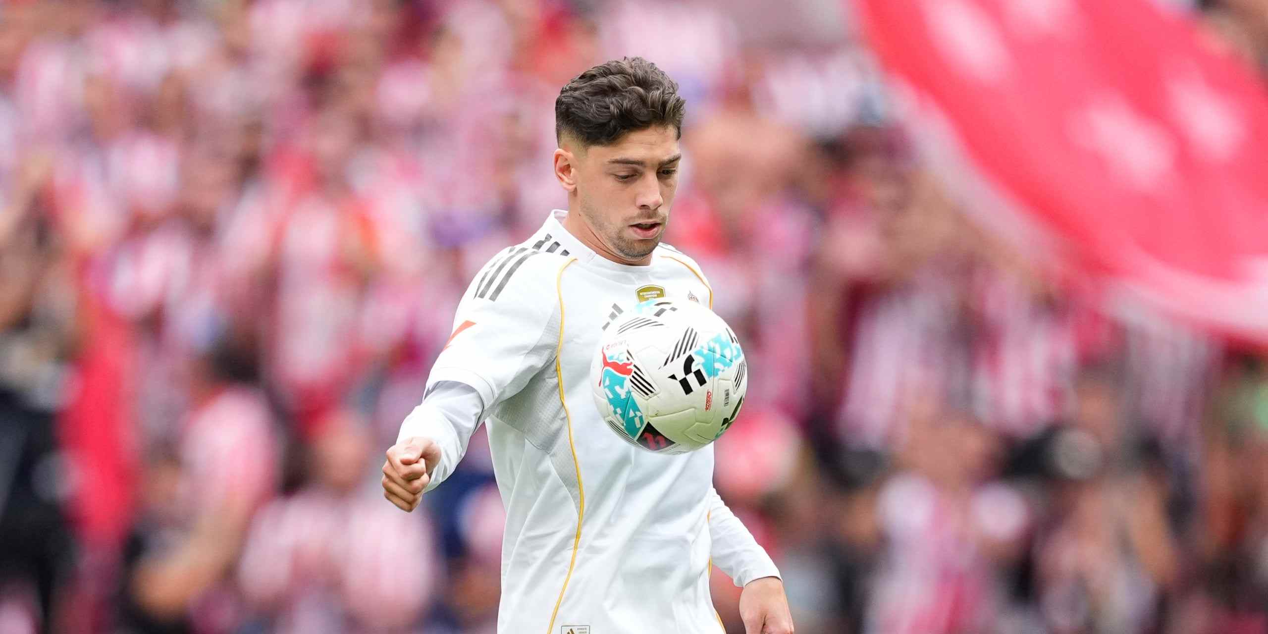 Real Madrid midfielder Federico Valverde