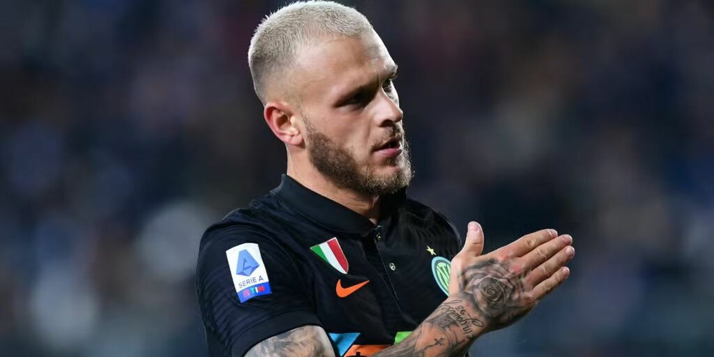 Inter left-back Federico Dimarco