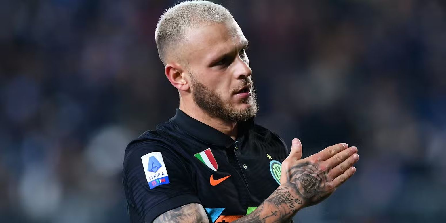 Inter left-back Federico Dimarco