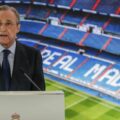 Real Madrid president Florentino Perez