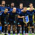 Inter players posing for a team photo