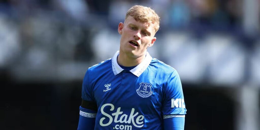 Everton defender Jarrad Branthwaite