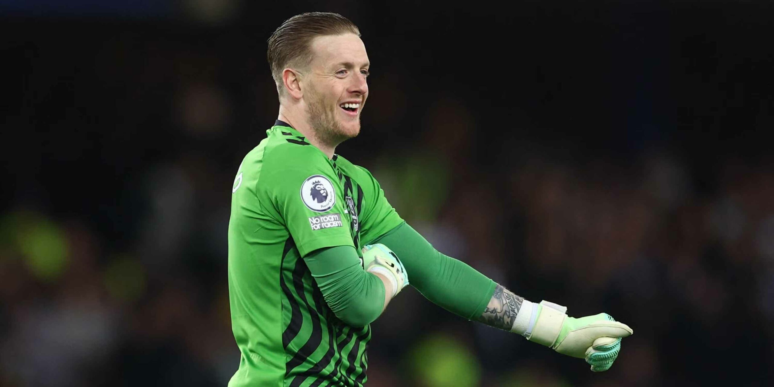 Everton and England goalkeeper Jordan Pickford