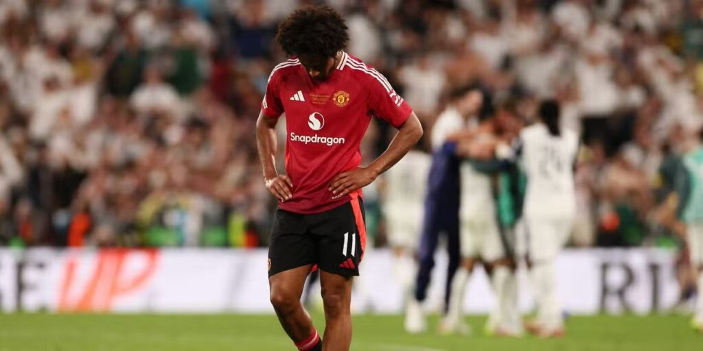 Manchester United forward Joshua Zirkzee