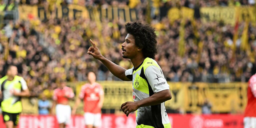 Borussia Dortmund forward Karim Adeyemi