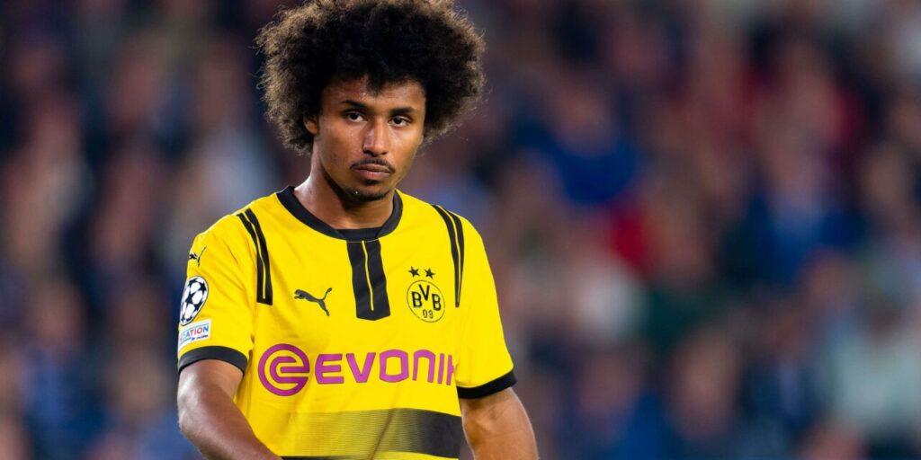 Borussia Dortmund forward Karim Adeyemi