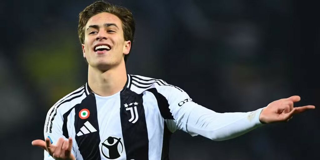 Juventus' midfielder Kenan Yildiz