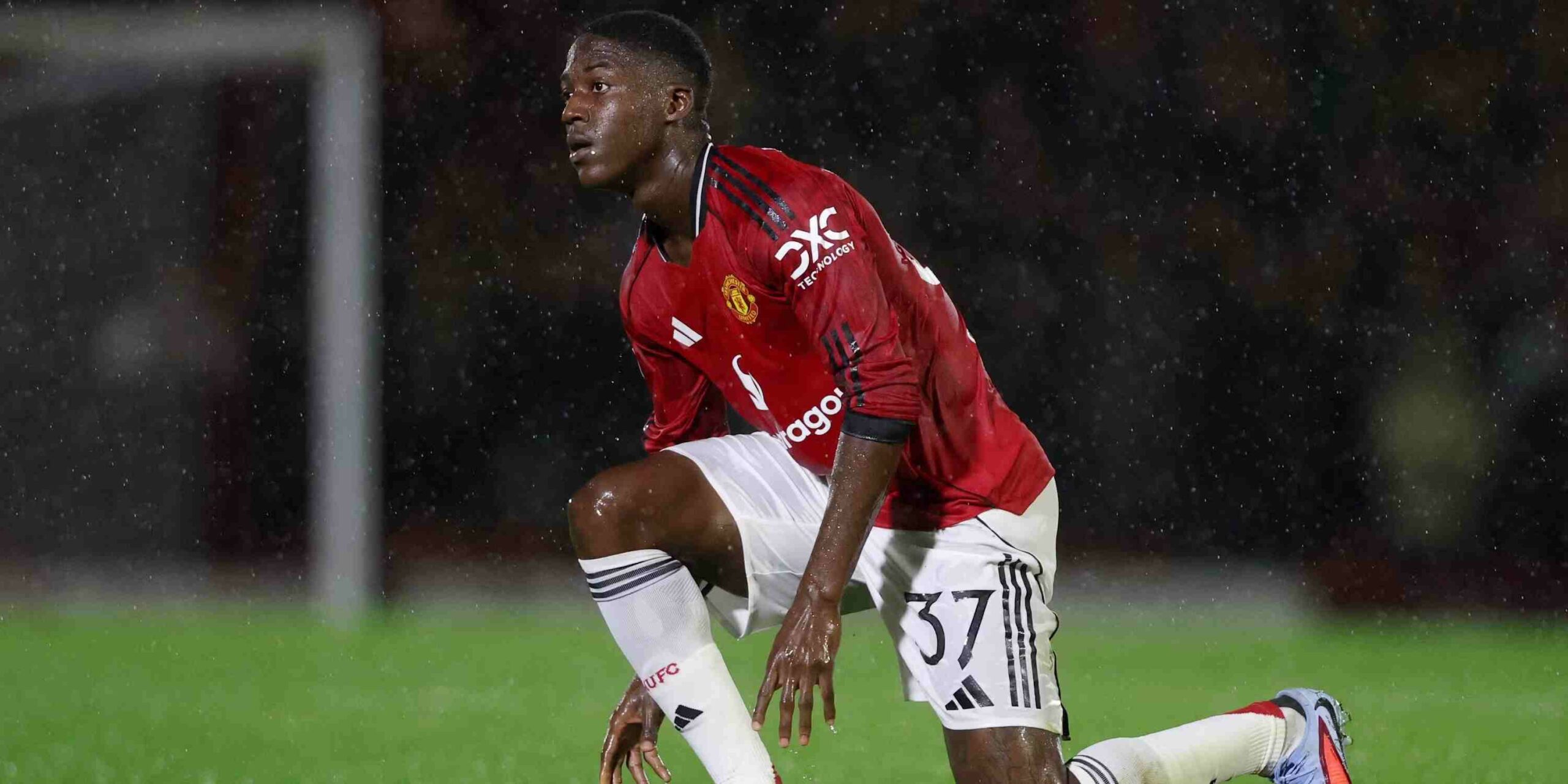 Manchester United midfielder Kobbie Mainoo
