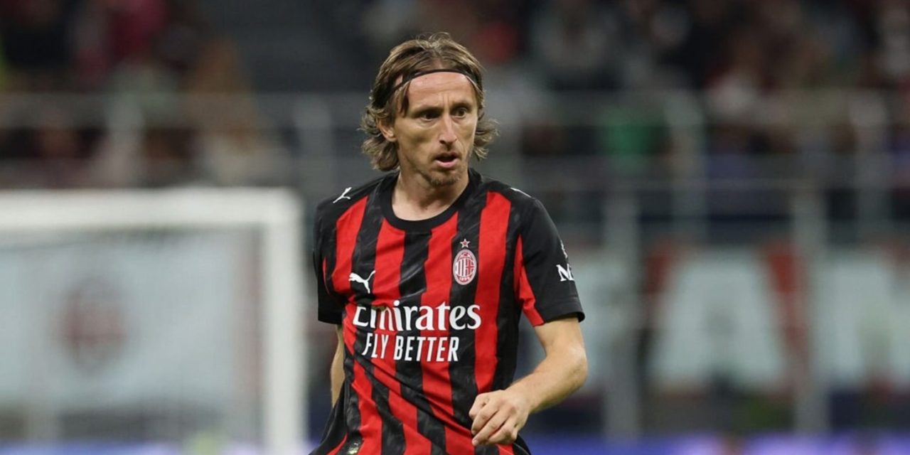 Milan midfielder Luka Modric