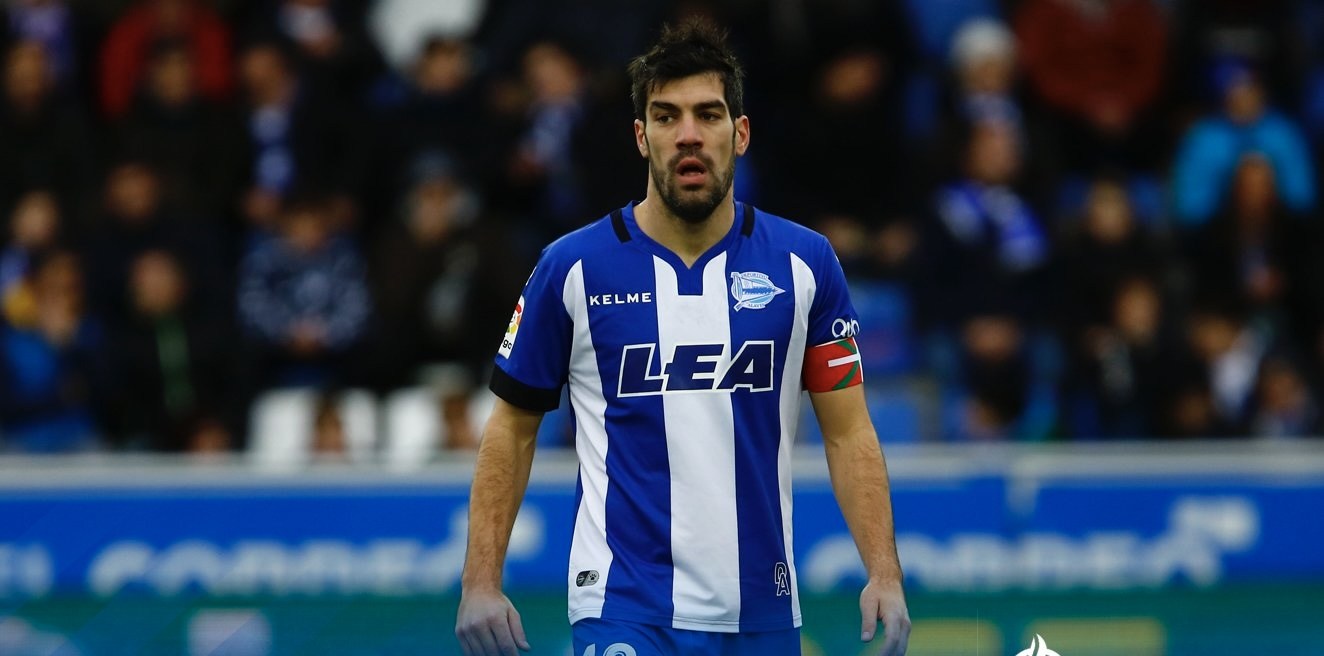 Alaves' player Manu Garcia