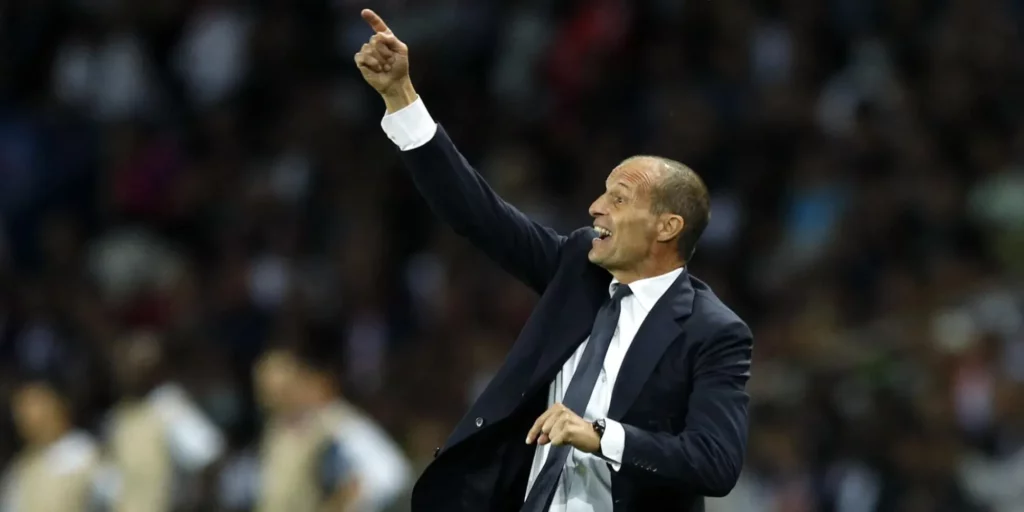 Milan head coach Massimiliano Allegri