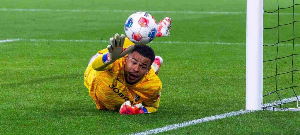 Noah Atubolu has just saved a penalty kick
