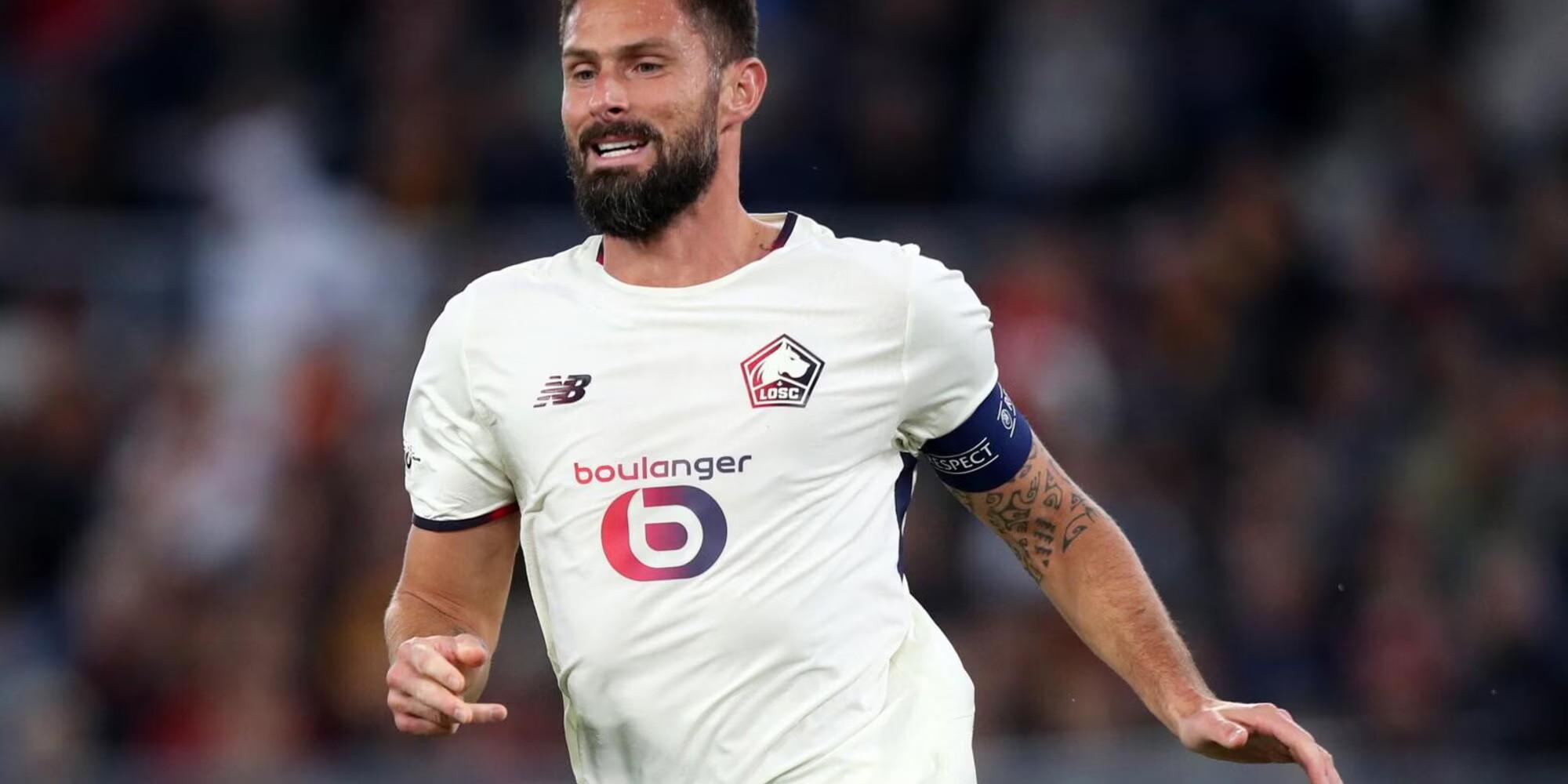 Lille striker Olivier Giroud
