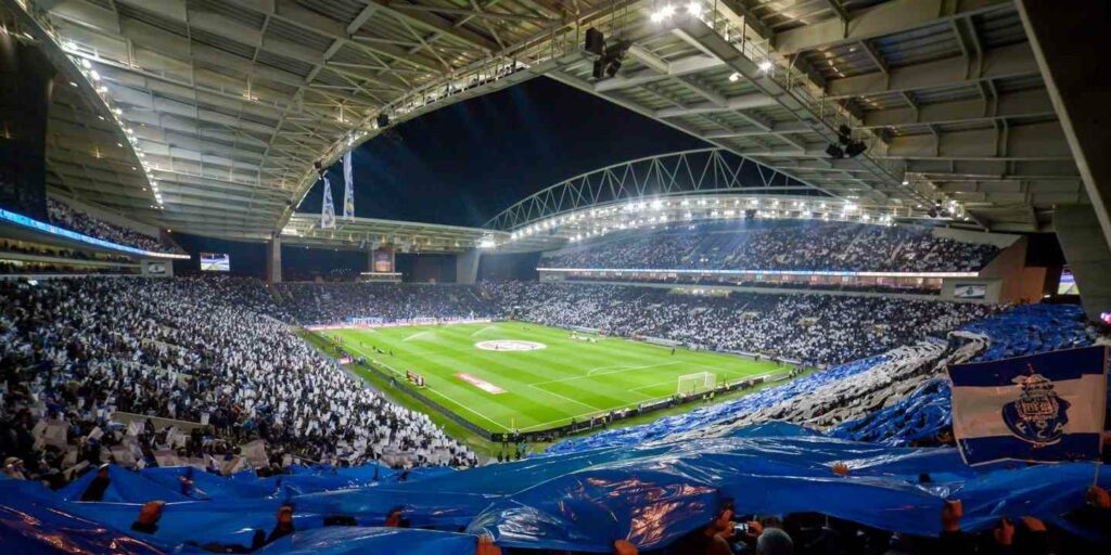 Porto's Stadium before the match against Benfica