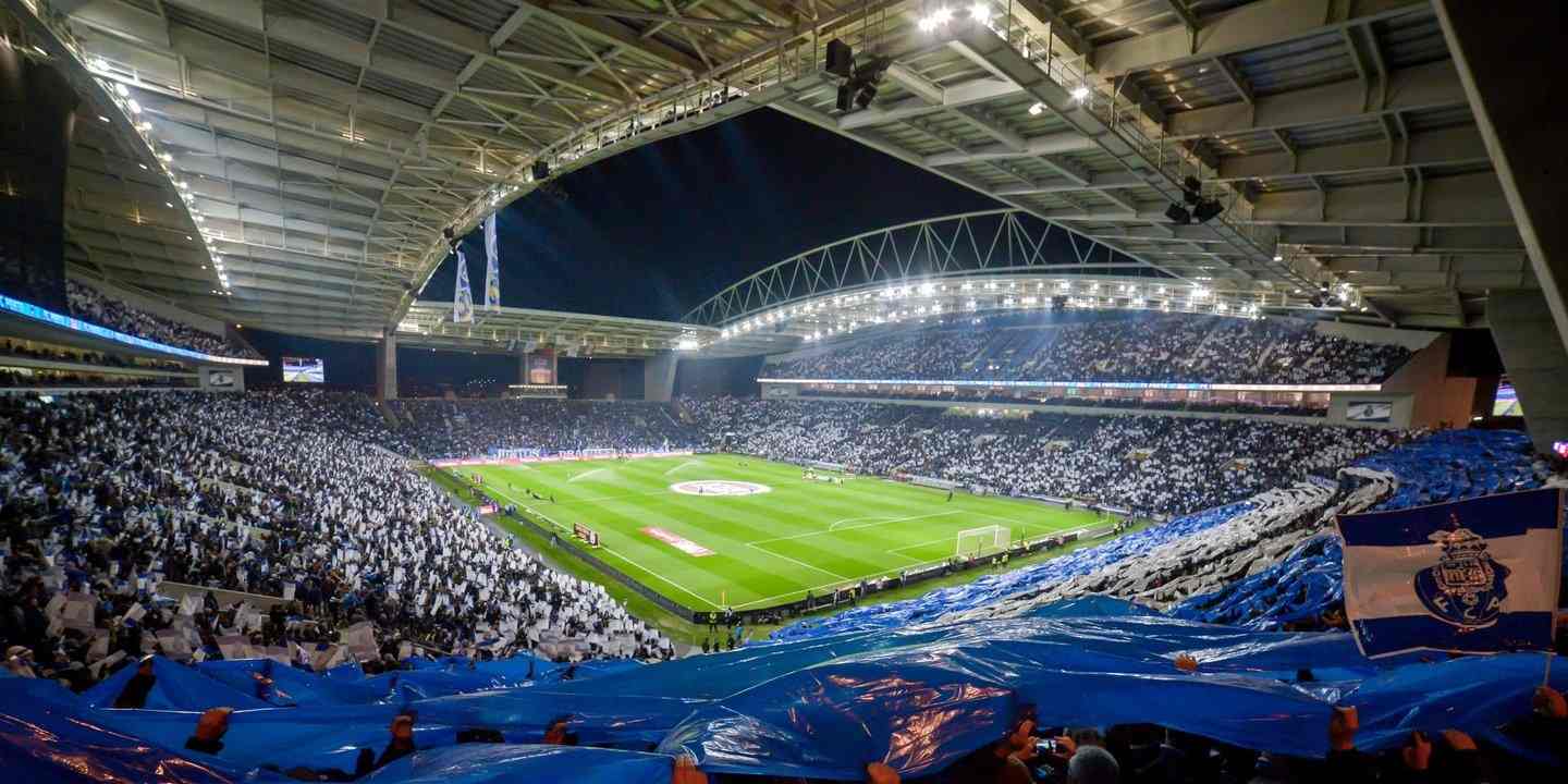 Porto's Stadium before the match against Benfica