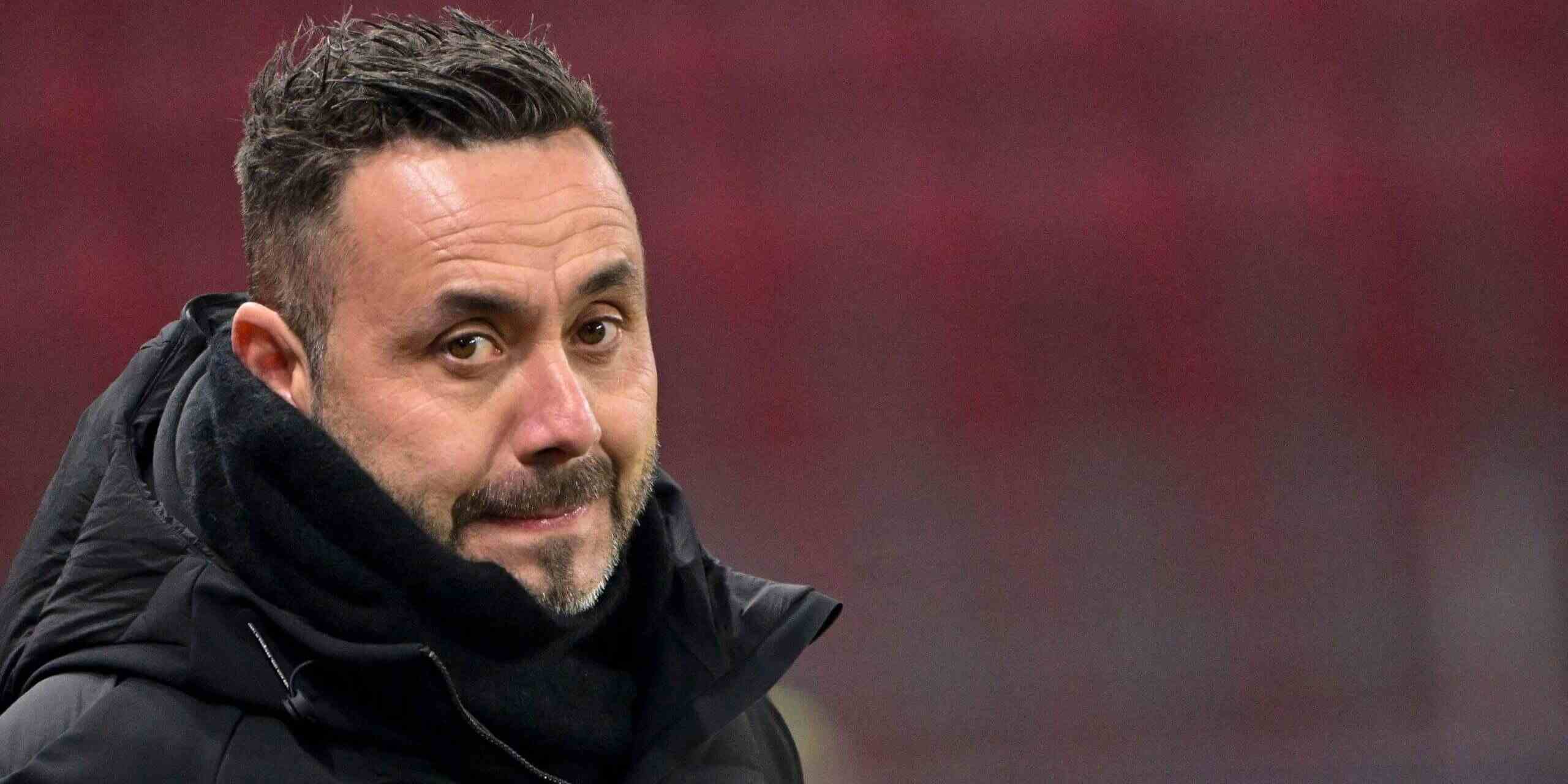 Marseille head coach Roberto de Zerbi