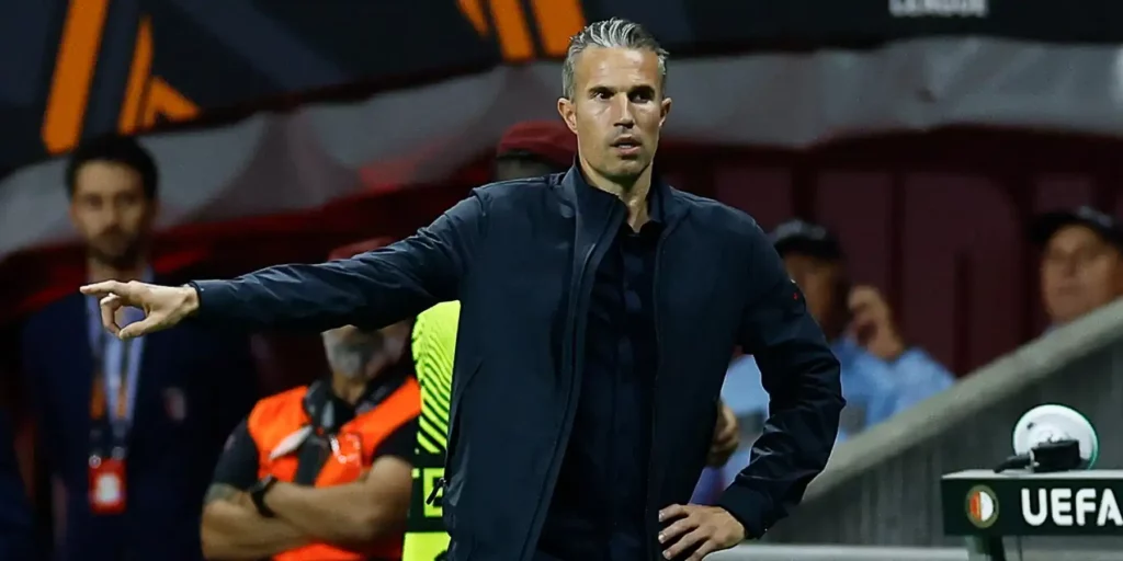 Feyenoord head coach Robin Van Persie