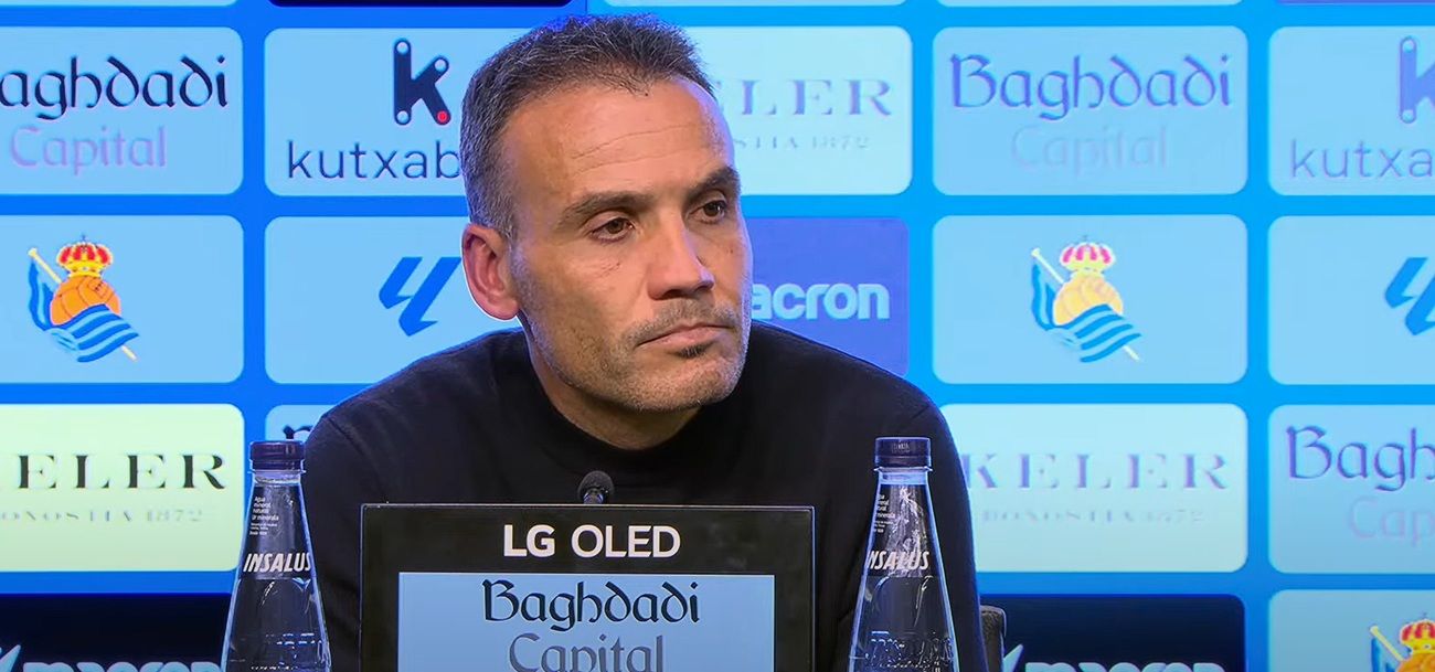 Real Sociedad head coach Sergio Francisco