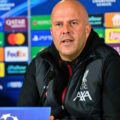 Liverpool manager Arne Slot during a press conference