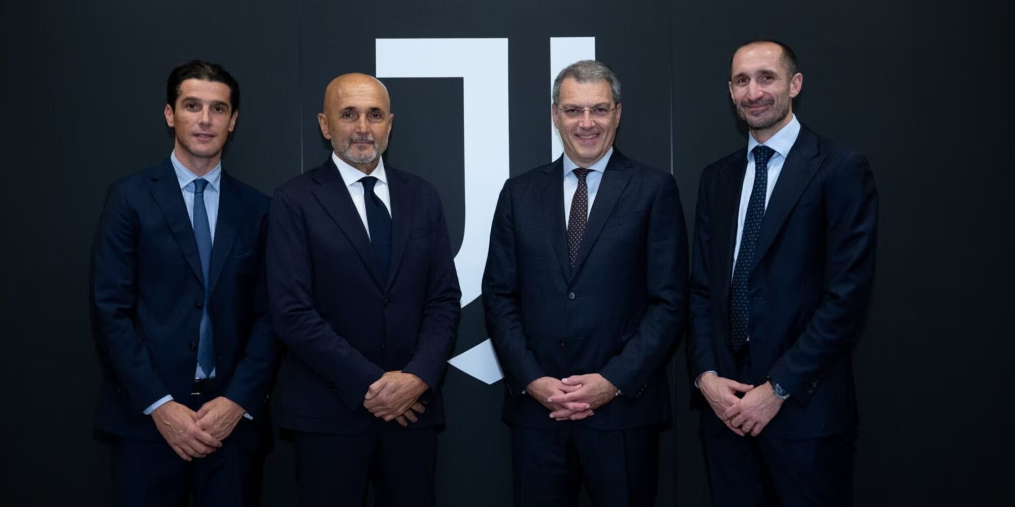 Luciano Spaletti at his official presentation as Juventus head coach