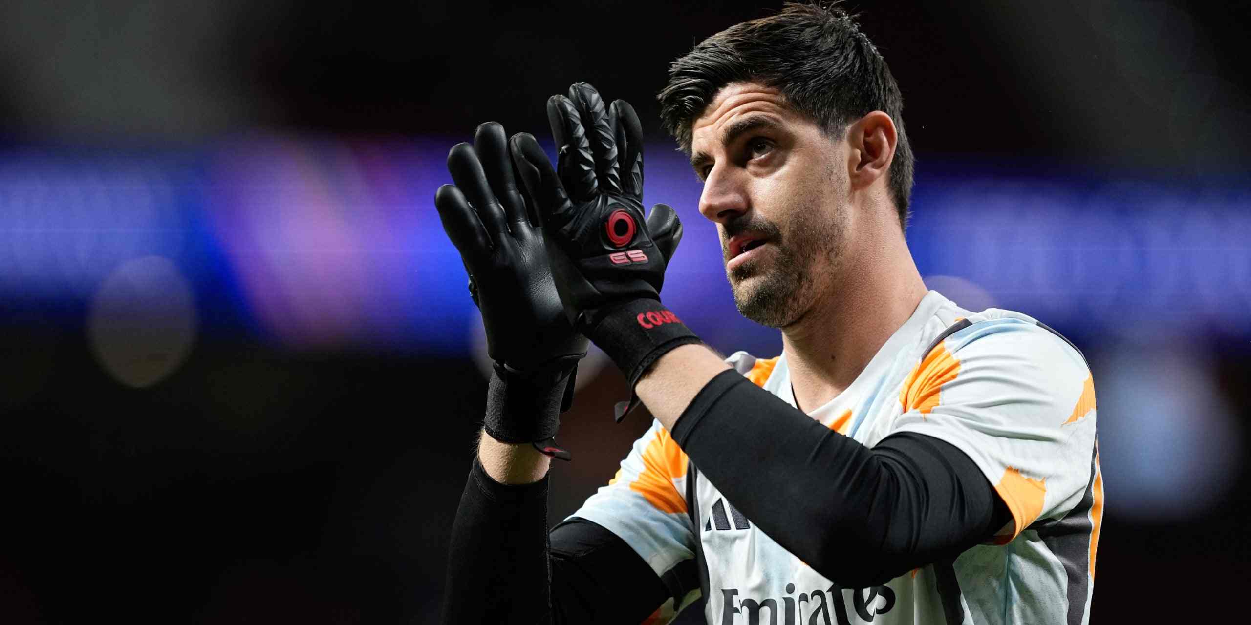 Real Madrid goalkeeper Thibaut Courtois