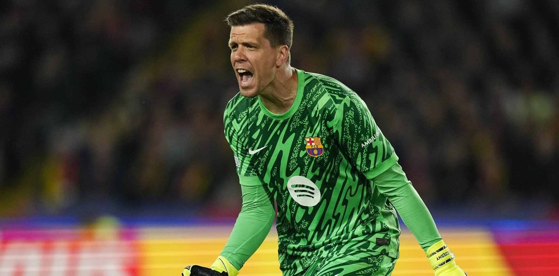 Barcelona goalkeeper Wojciech Szczesny