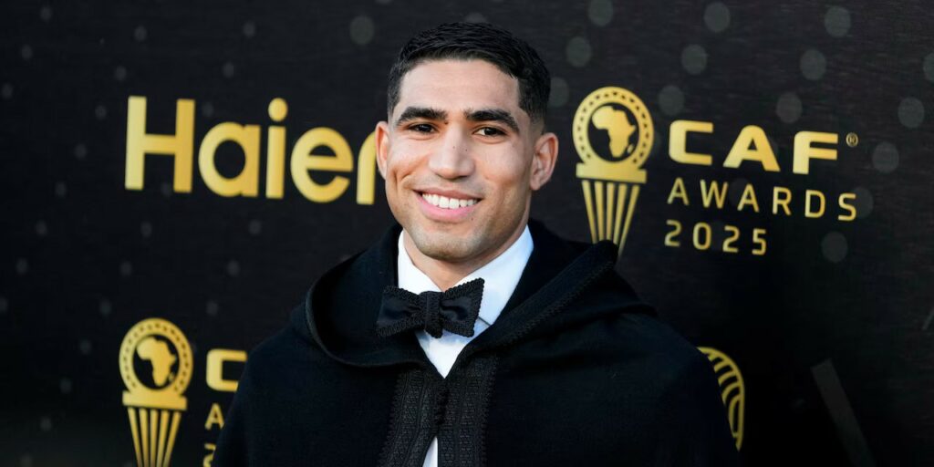 PSG and Algeria wing-back Achraf Hakimi