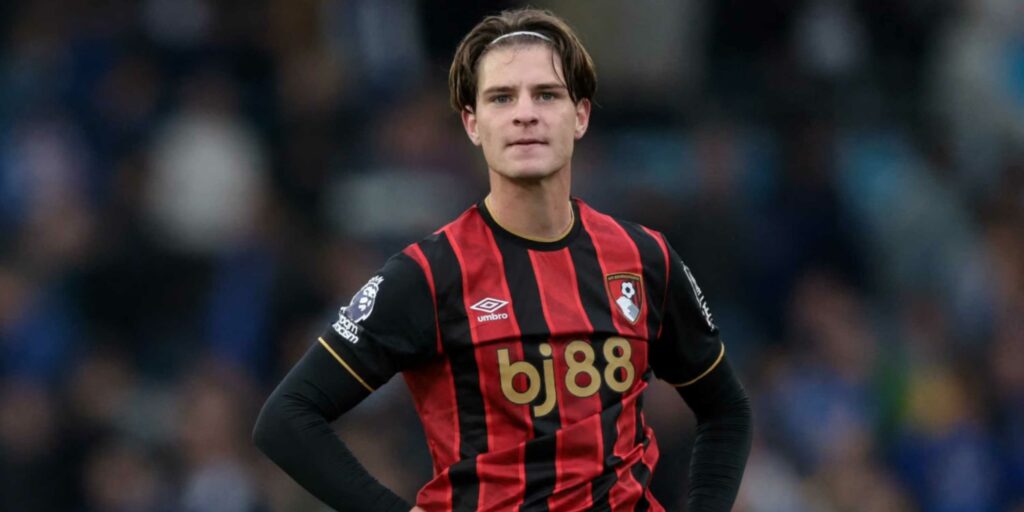 Bournemouth midfielder Alex Scott